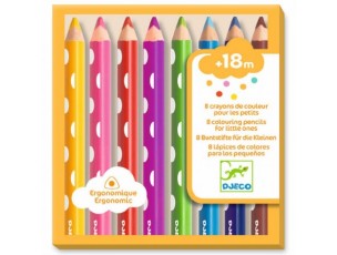 8 lápices de colores  Djeco