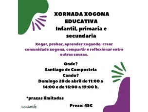 XORNADA XOGONA EDUCATIVA-Chafaris