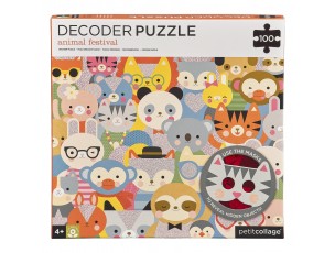 Decoder Puzzle Animal Festival-Petit Collage