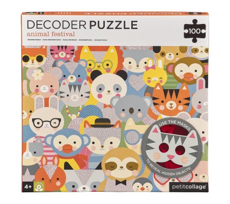 Decoder Puzzle Animal festival  Petit Collage