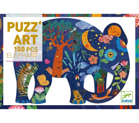 Puzzle Art Elefante  Djeco