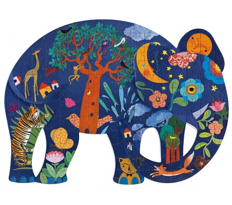Puzzle Art Elefante  Djeco