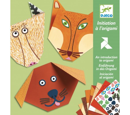 Origami animais (iniciación)-Djeco